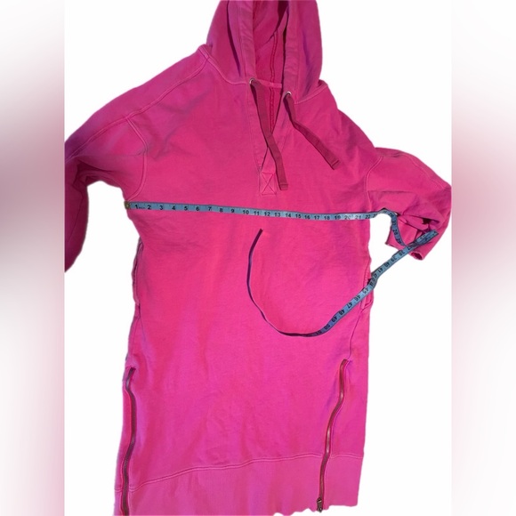 Free People Movement Spur of the Moment Solid Hoodie Dress Pink medium - Picture 9 of 13